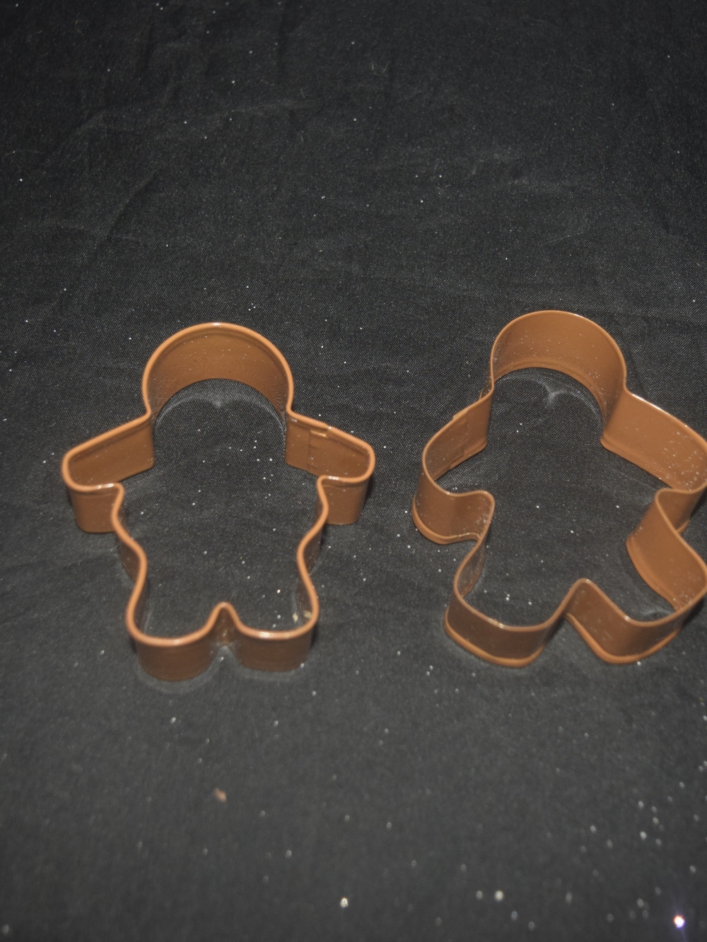 Source Unknown Brown Gingerbread Man Cookie Cutters Set